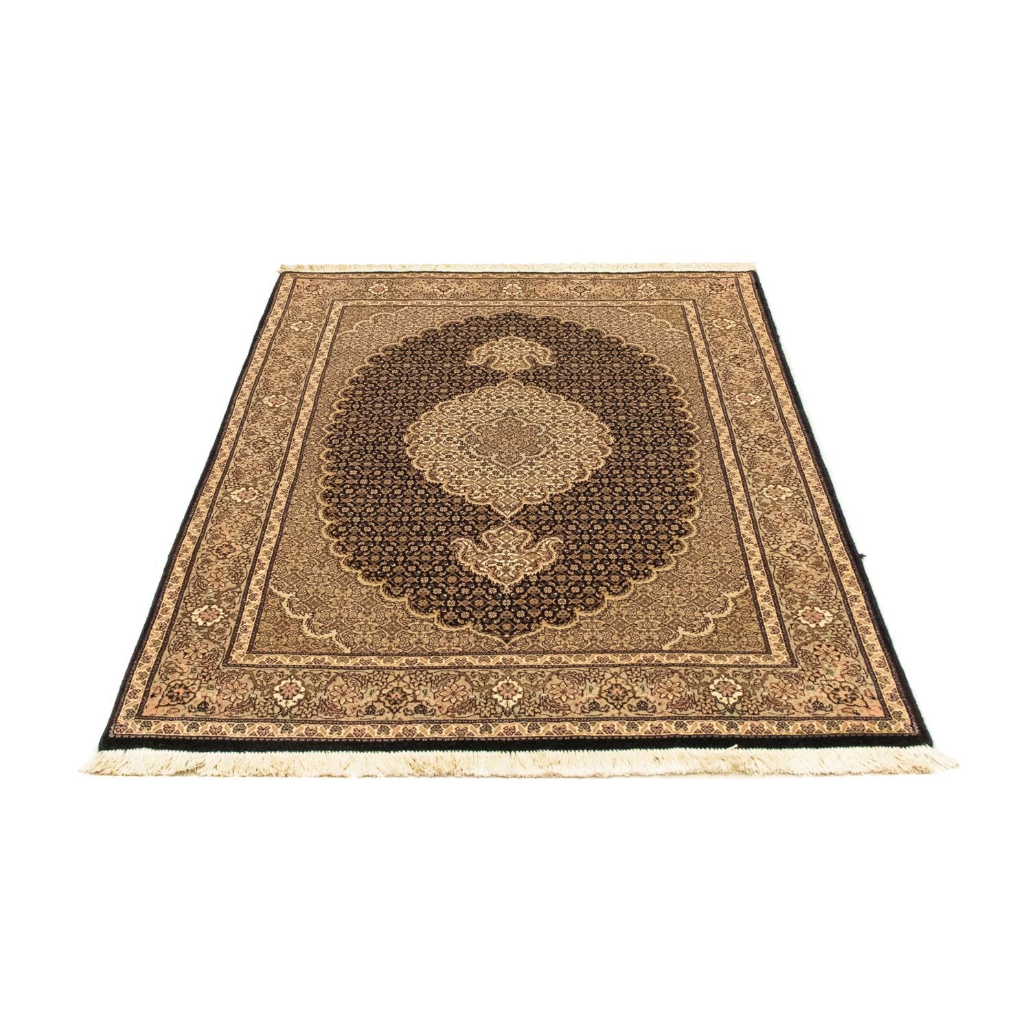 Persisk tæppe - Tabriz - Royal - 150 x 100 cm - mørkeblå