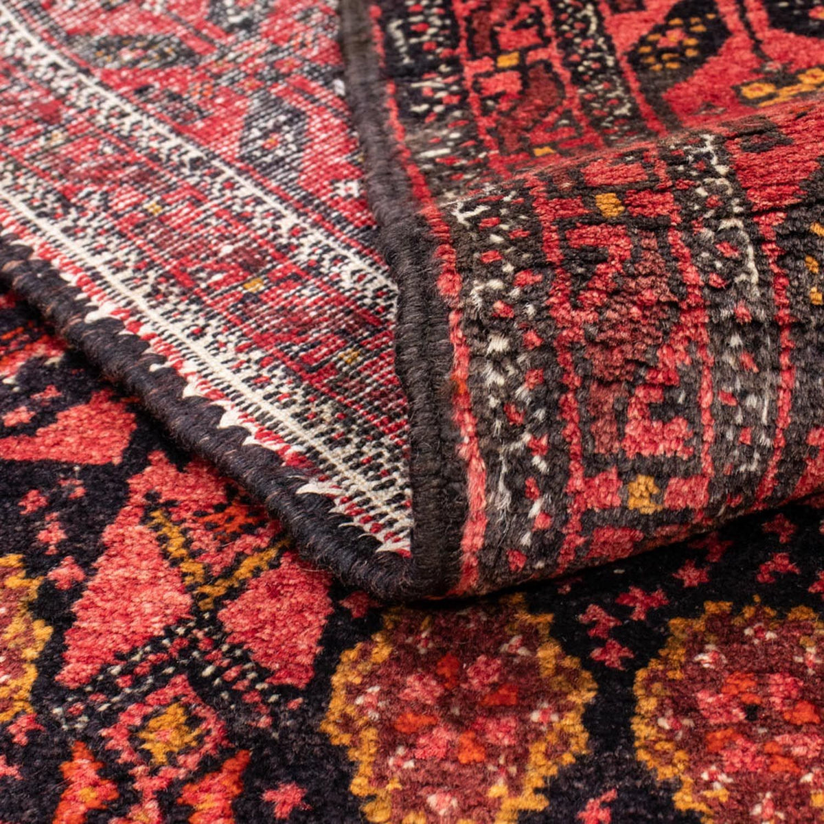 Løber Persisk tæppe - Nomadisk - 202 x 95 cm - rød