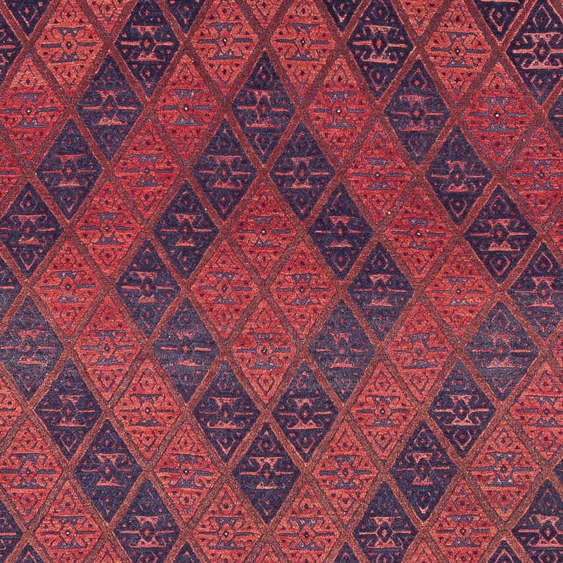 Kelim-tæppe - orientalsk - 279 x 206 cm - mørkerød