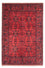 Afghansk tæppe - Kunduz - 190 x 130 cm - rød