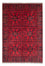 Afghansk tæppe - Kunduz - 193 x 129 cm - rød