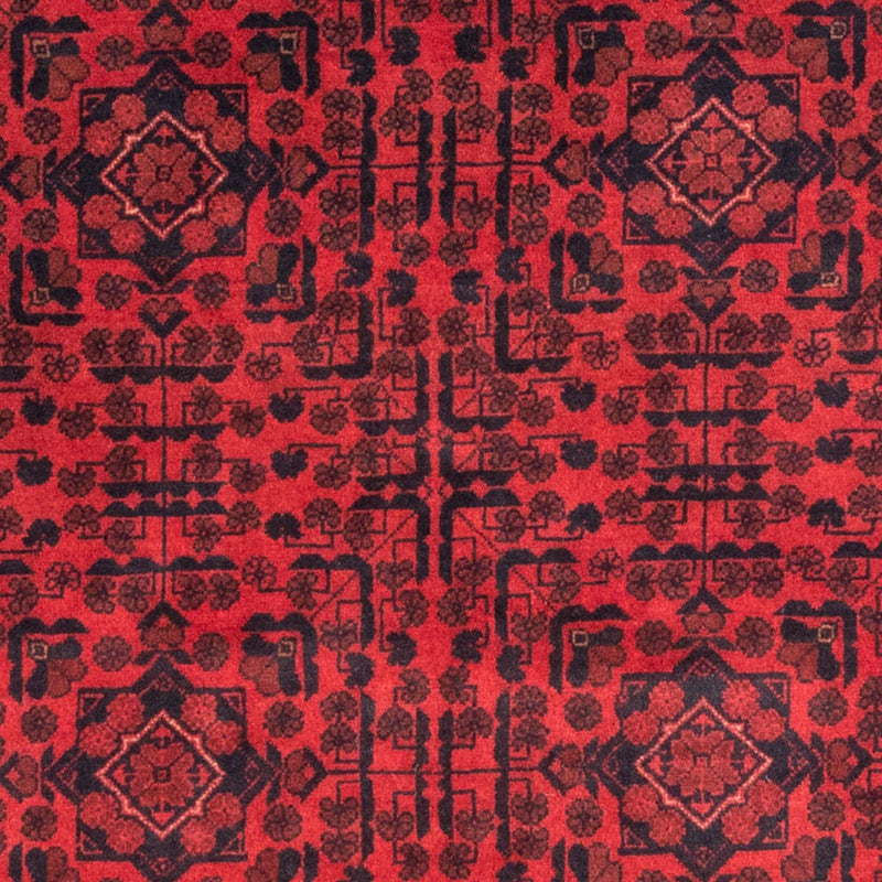 Afghansk tæppe - Kunduz - 187 x 122 cm - rød