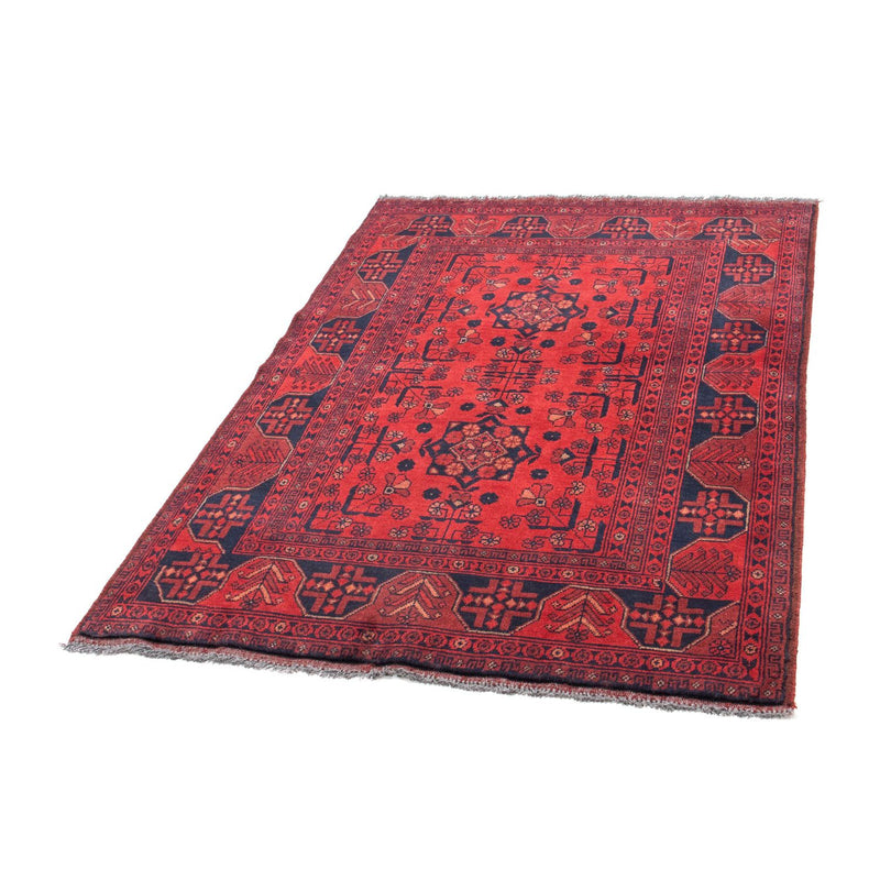 Afghansk tæppe - Kunduz - 151 x 103 cm - rød