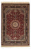 Silketæppe - China Silk - 183 x 122 cm - mørkerød
