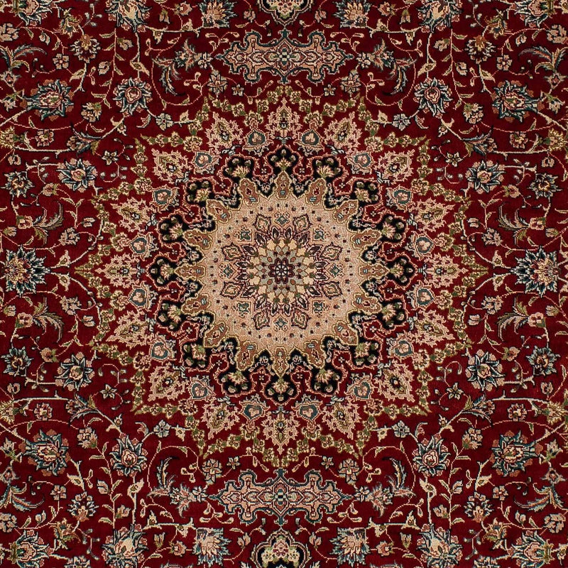 Silketæppe - China Silk - 183 x 122 cm - mørkerød