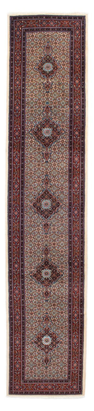 Løber Persisk tæppe - Classic - 396 x 81 cm - beige