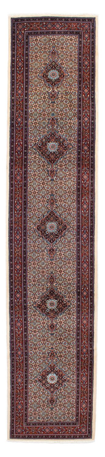Løber Persisk tæppe - Classic - 396 x 81 cm - beige