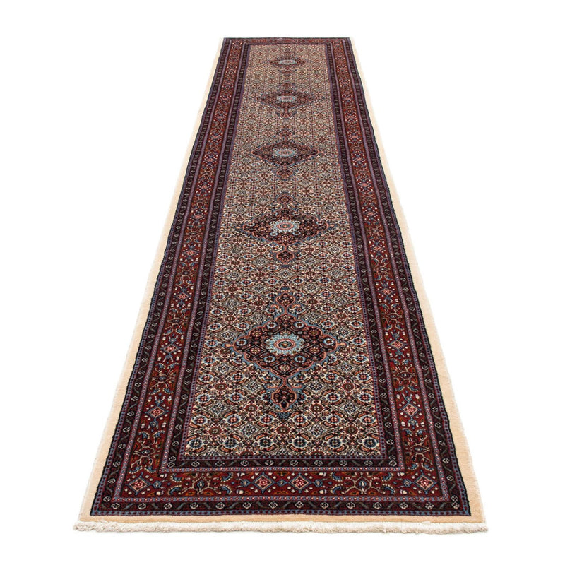 Løber Persisk tæppe - Classic - 396 x 81 cm - beige