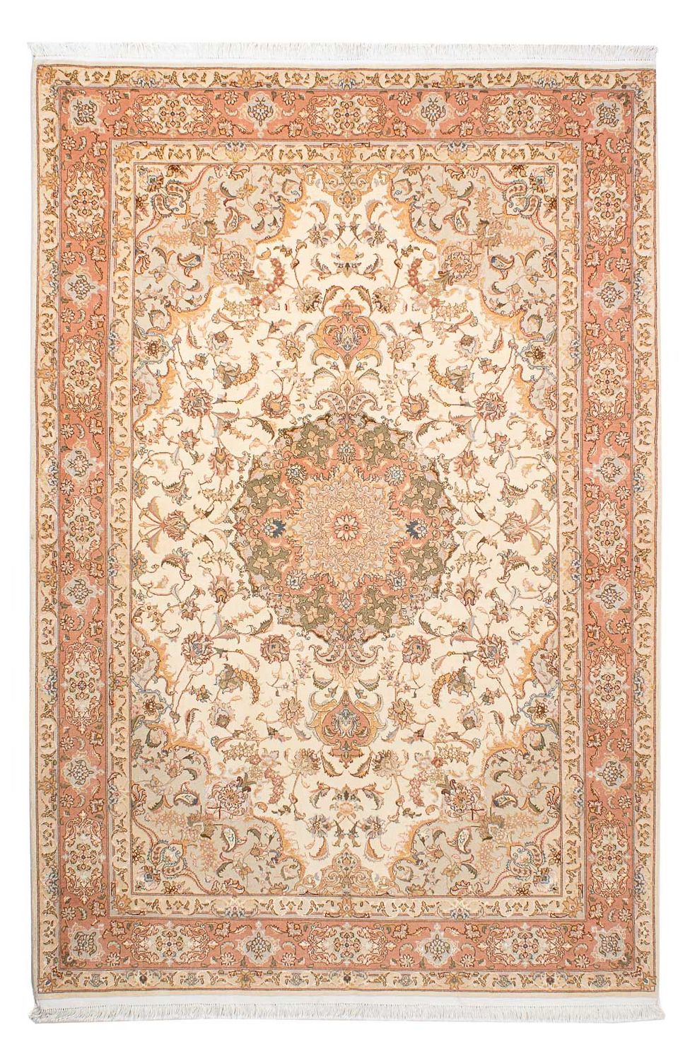 Persisk tæppe - Tabriz - Royal - 244 x 168 cm - beige