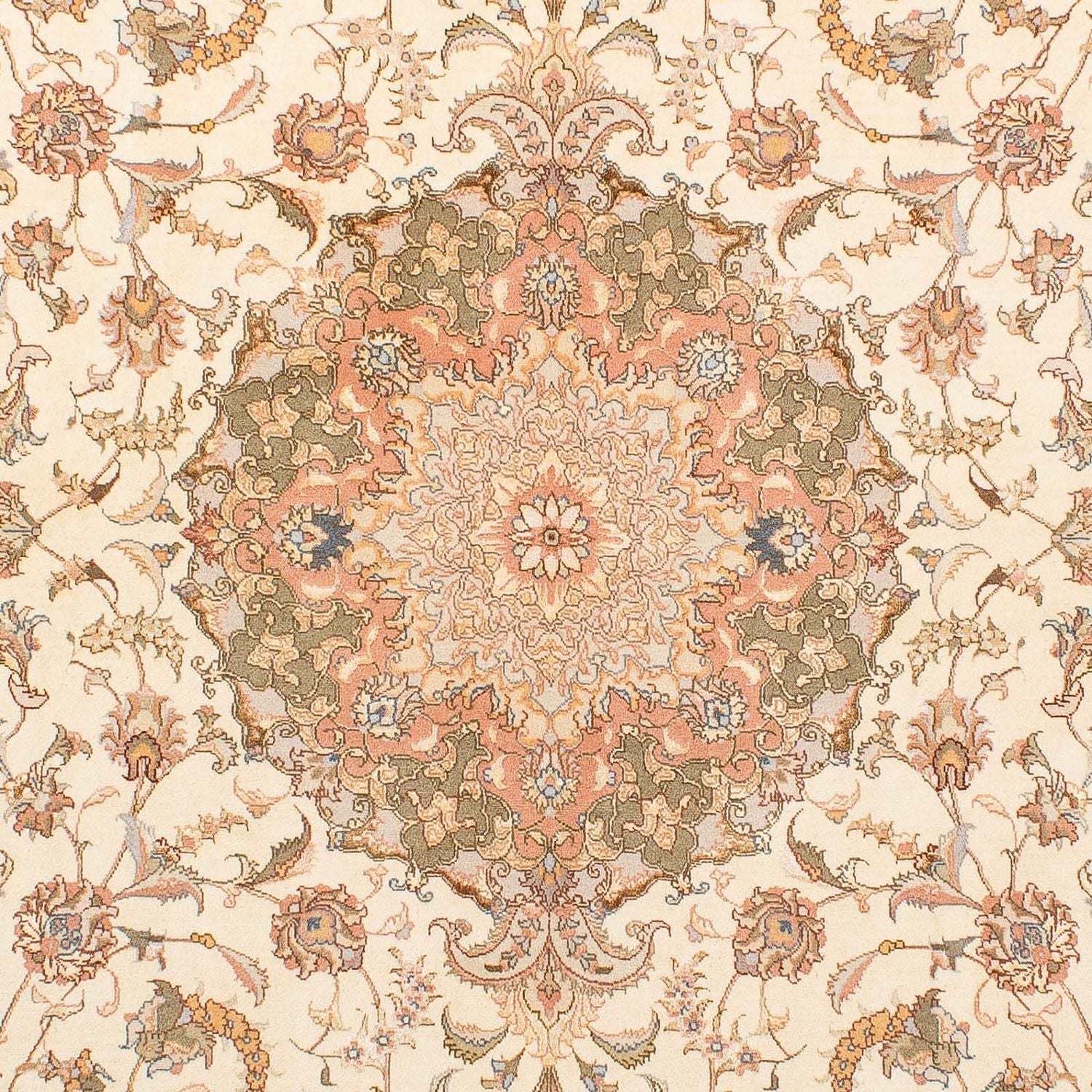 Persisk tæppe - Tabriz - Royal - 244 x 168 cm - beige