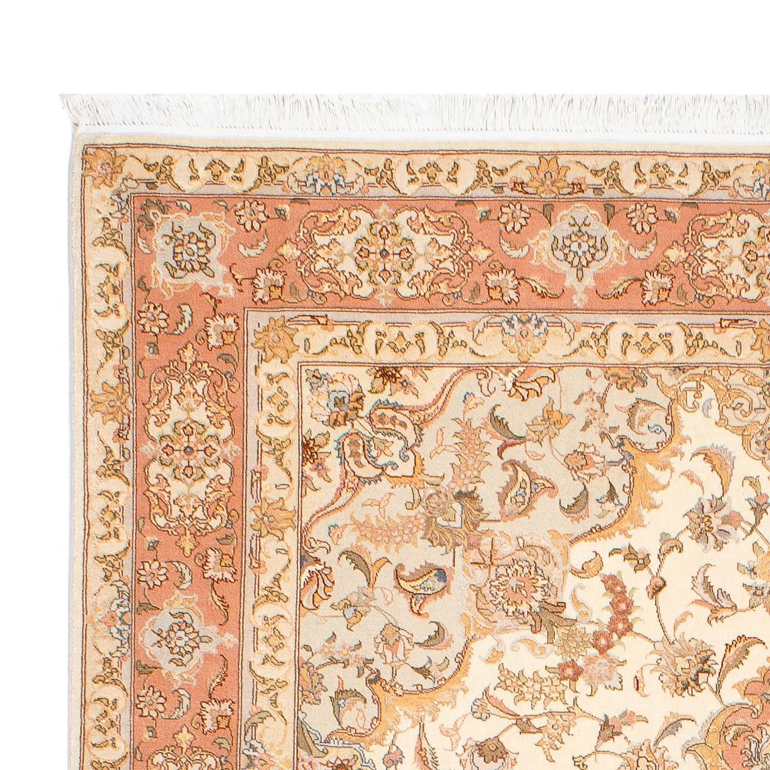 Persisk tæppe - Tabriz - Royal - 244 x 168 cm - beige