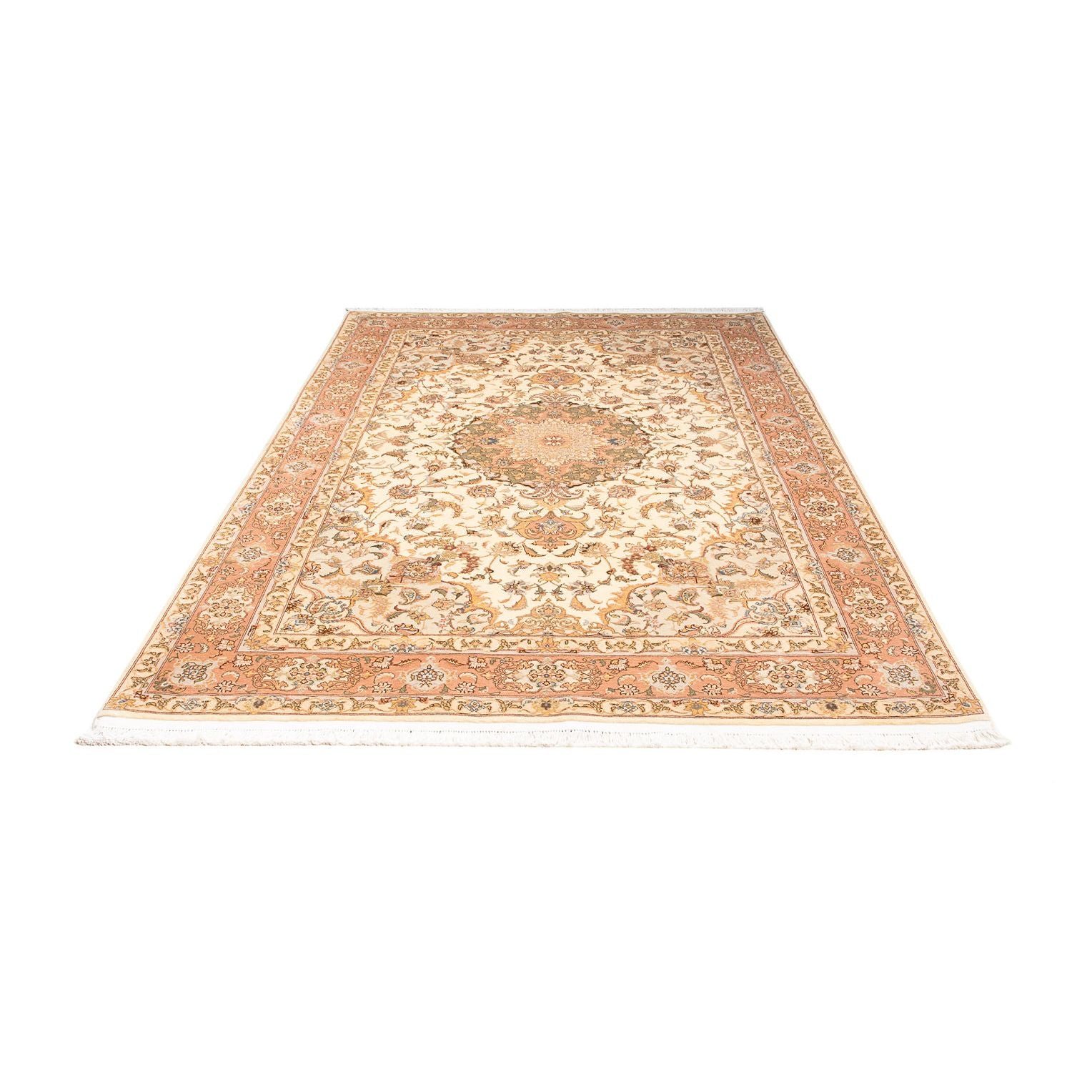 Persisk tæppe - Tabriz - Royal - 244 x 168 cm - beige