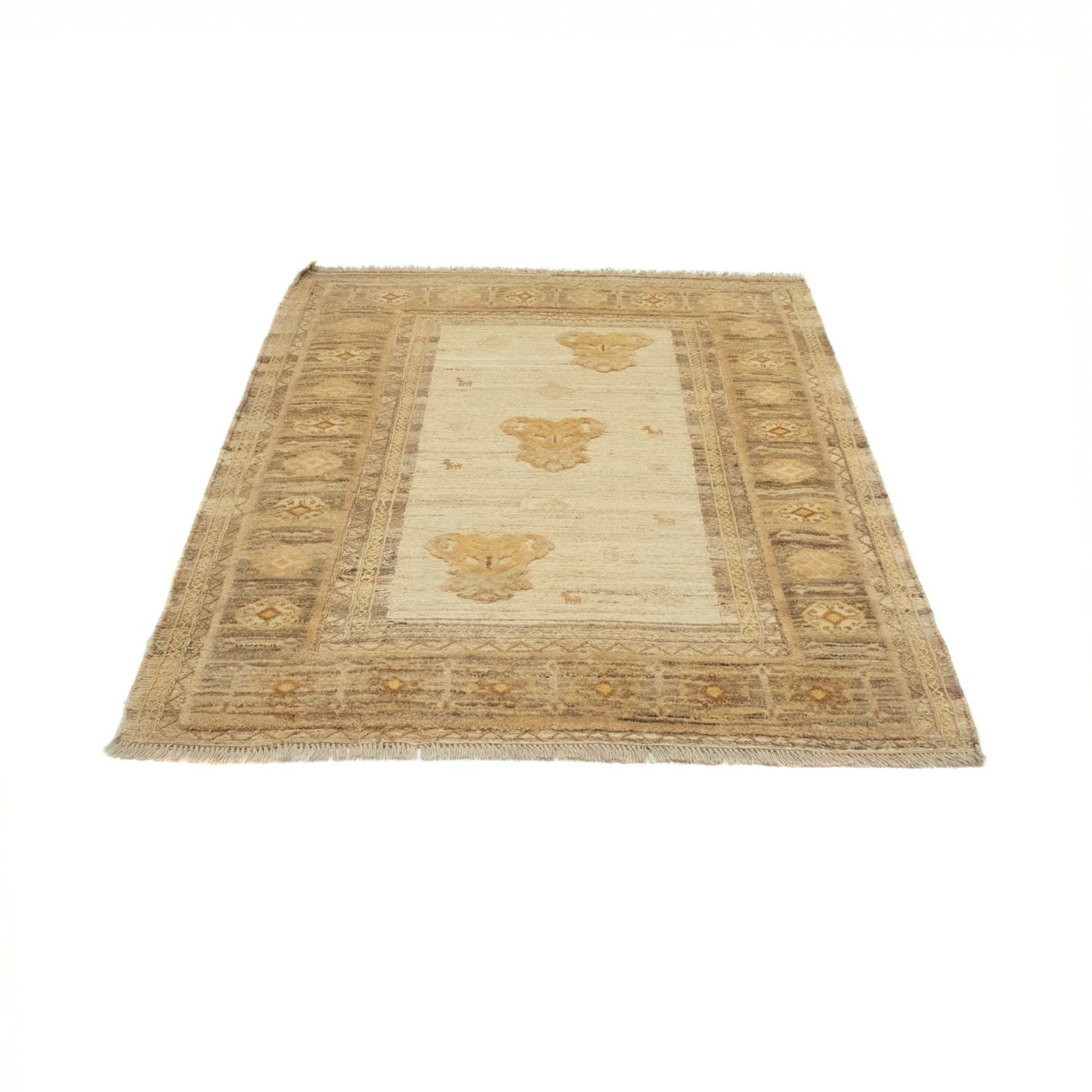 Kelim-tæppe - orientalsk - 195 x 122 cm - beige