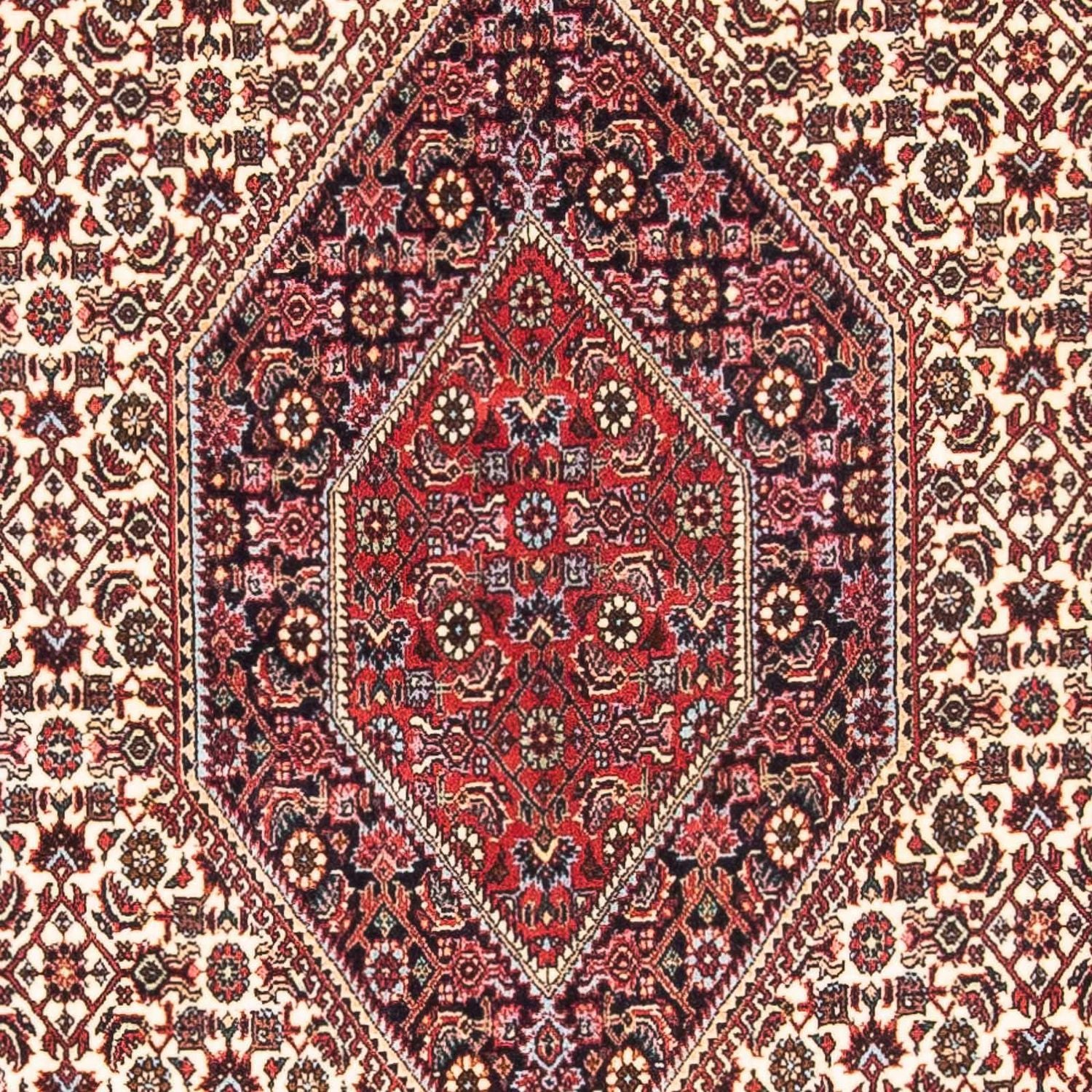 Persisk tæppe - Bijar - 174 x 108 cm - rød