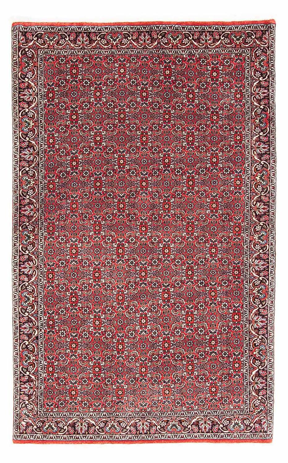 Persisk tæppe - Bijar - 174 x 111 cm - rød