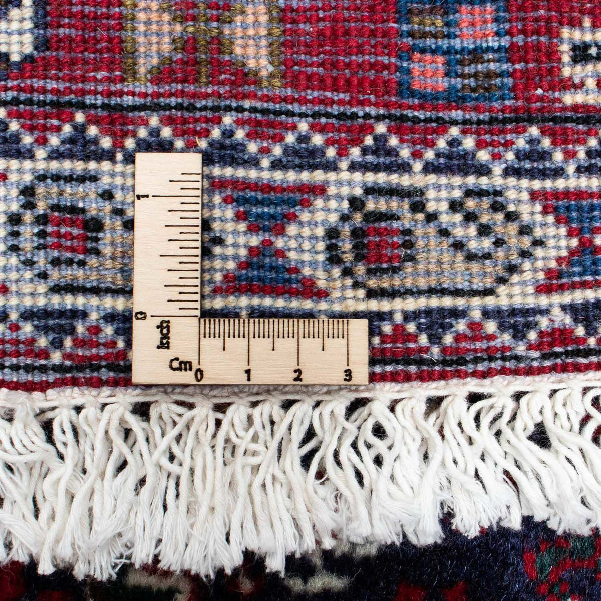 Persisk tæppe - Nomadisk - 129 x 78 cm - mørkeblå