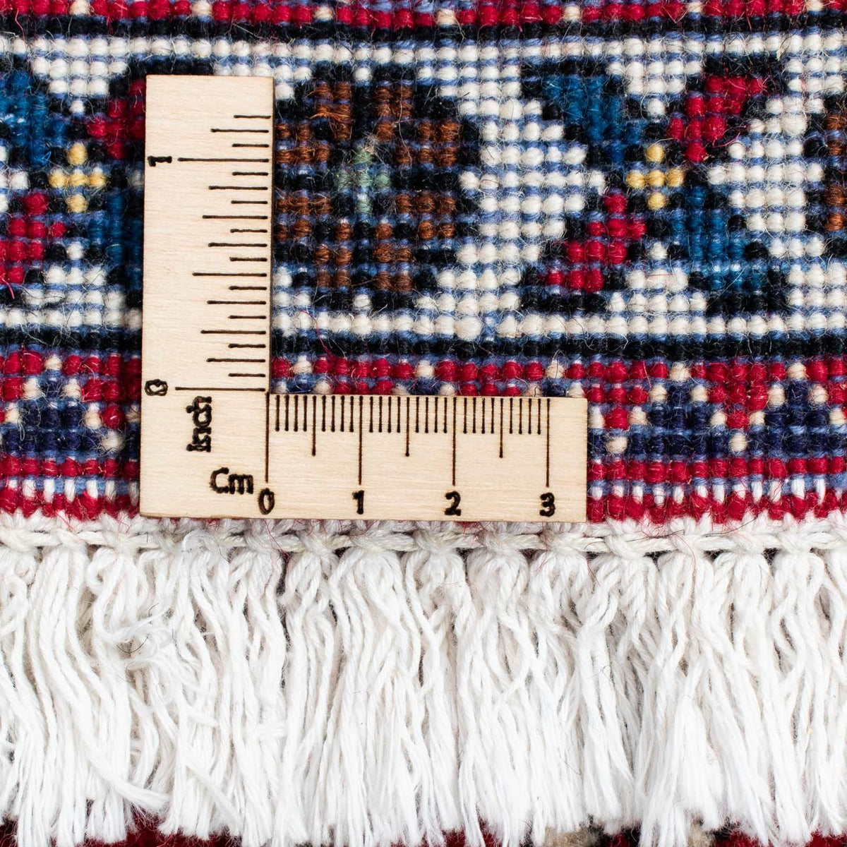 Persisk tæppe - Nomadisk - 130 x 75 cm - mørkerød