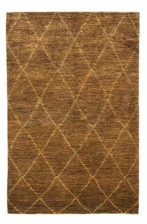 Gabbeh-tæppe - Indus - 205 x 137 cm - brun