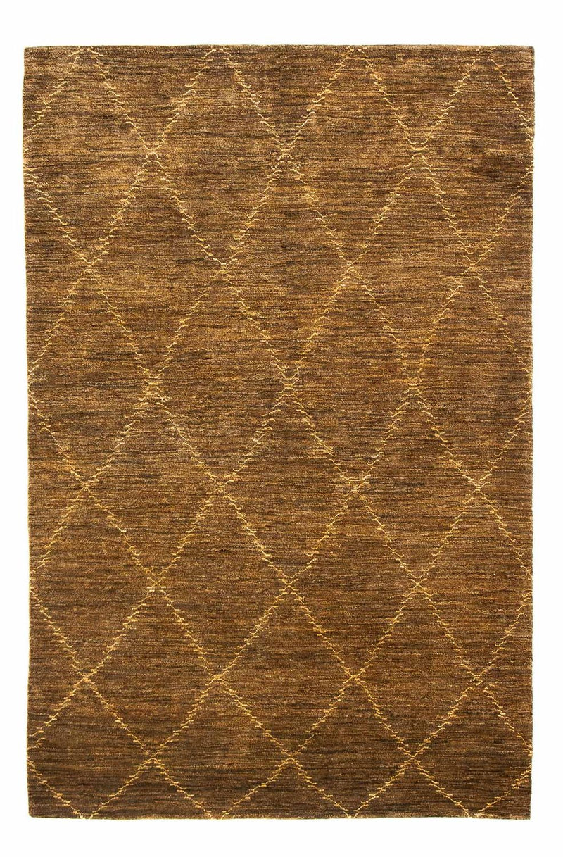 Gabbeh-tæppe - Indus - 205 x 137 cm - brun