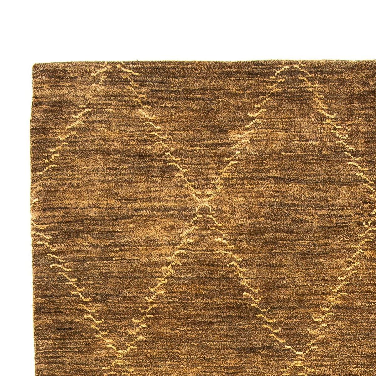 Gabbeh-tæppe - Indus - 205 x 137 cm - brun