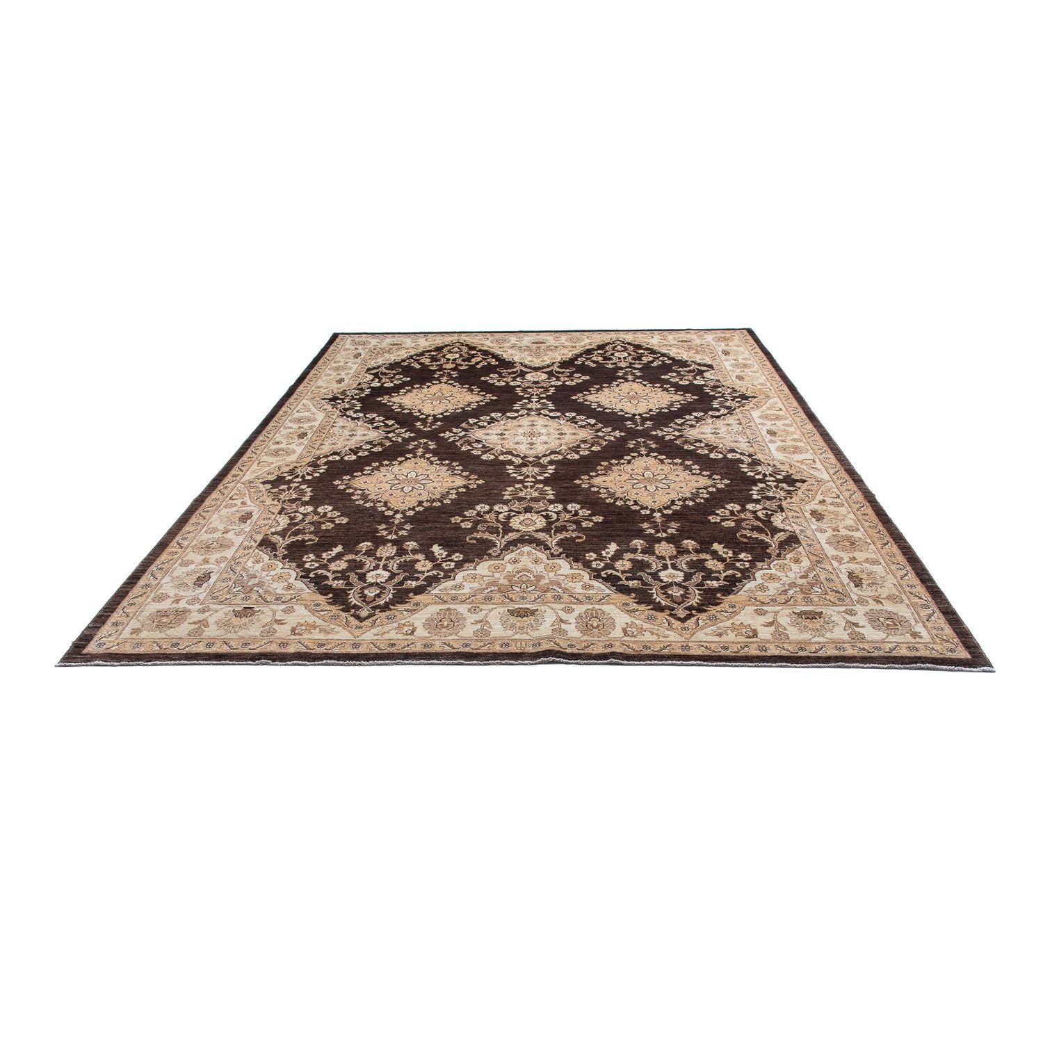Ziegler Carpet - 300 x 246 cm - mørkebrun
