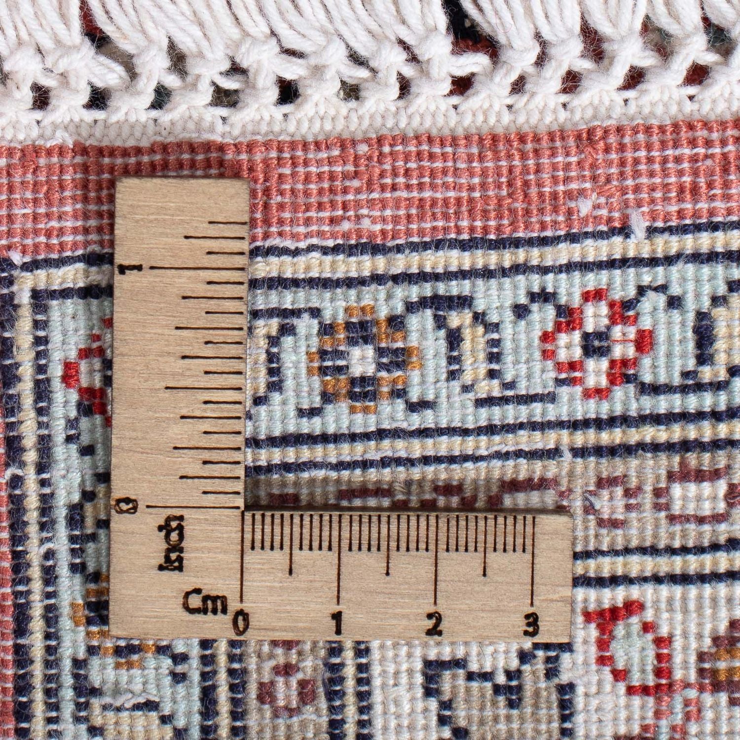 Løber Silketæppe - Kashmir Silk - 179 x 64 cm - mørkerød