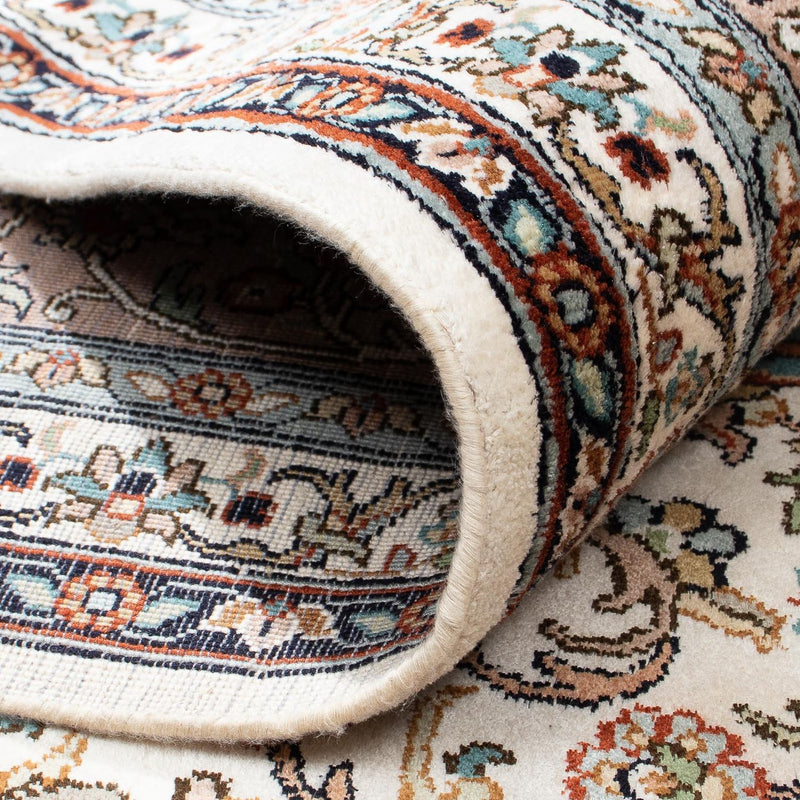 Silketæppe - Kashmir Silk firkantet  - 246 x 243 cm - beige