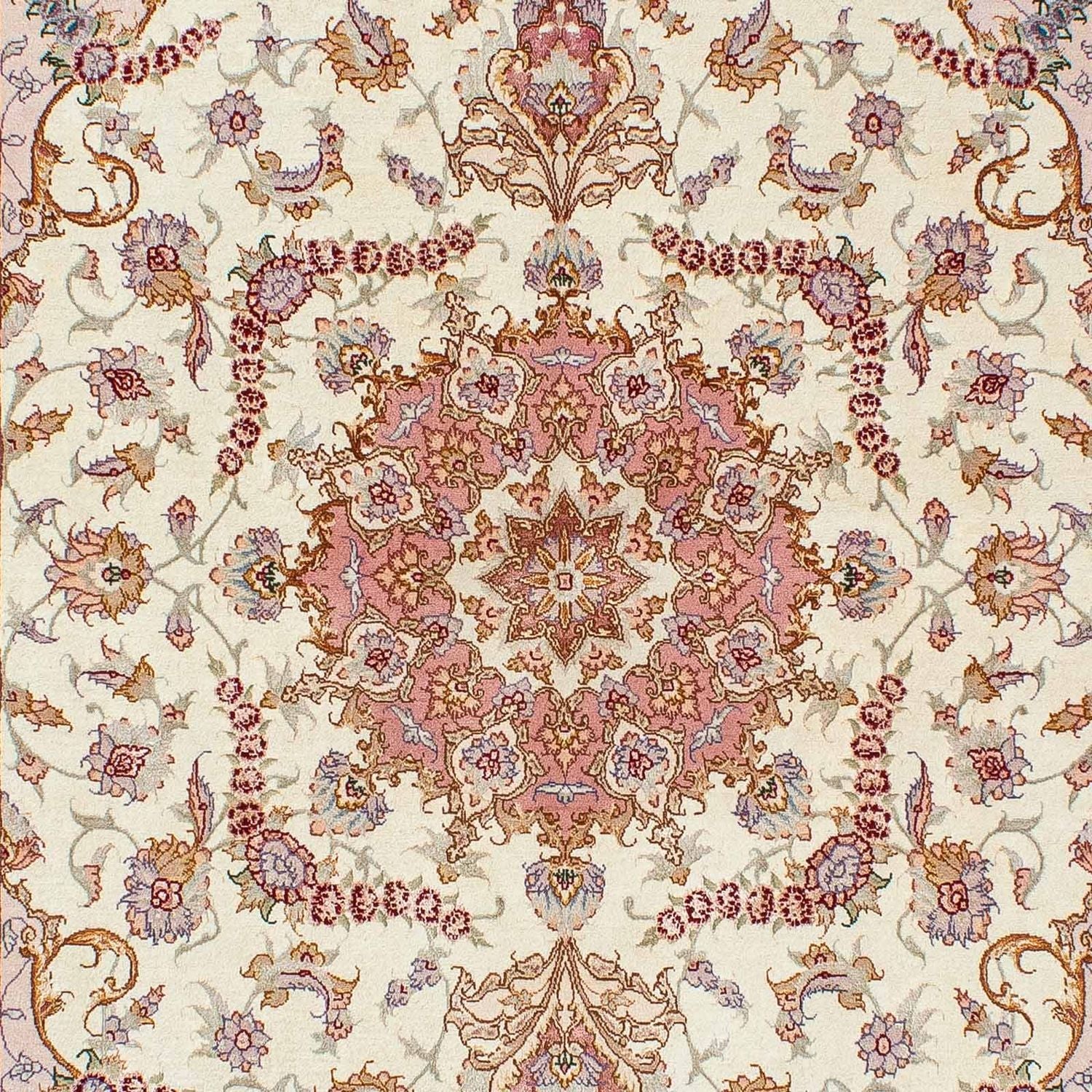 Persisk tæppe - Tabriz - Royal - 207 x 150 cm - beige