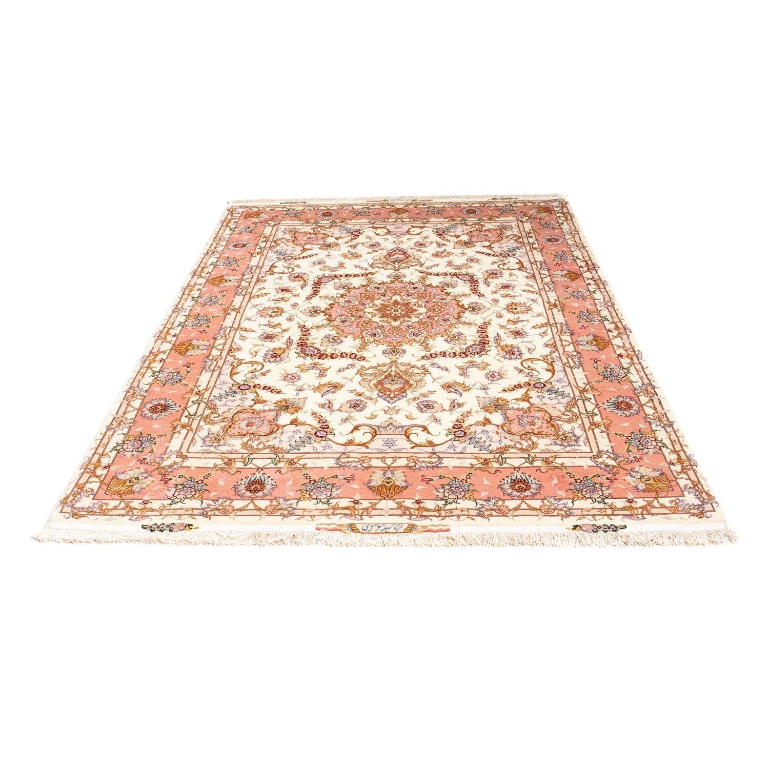 Persisk tæppe - Tabriz - Royal - 207 x 150 cm - beige