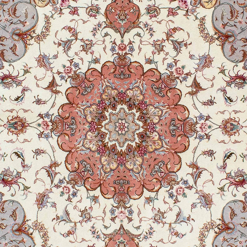 Persisk tæppe - Tabriz - Royal - 196 x 153 cm - beige