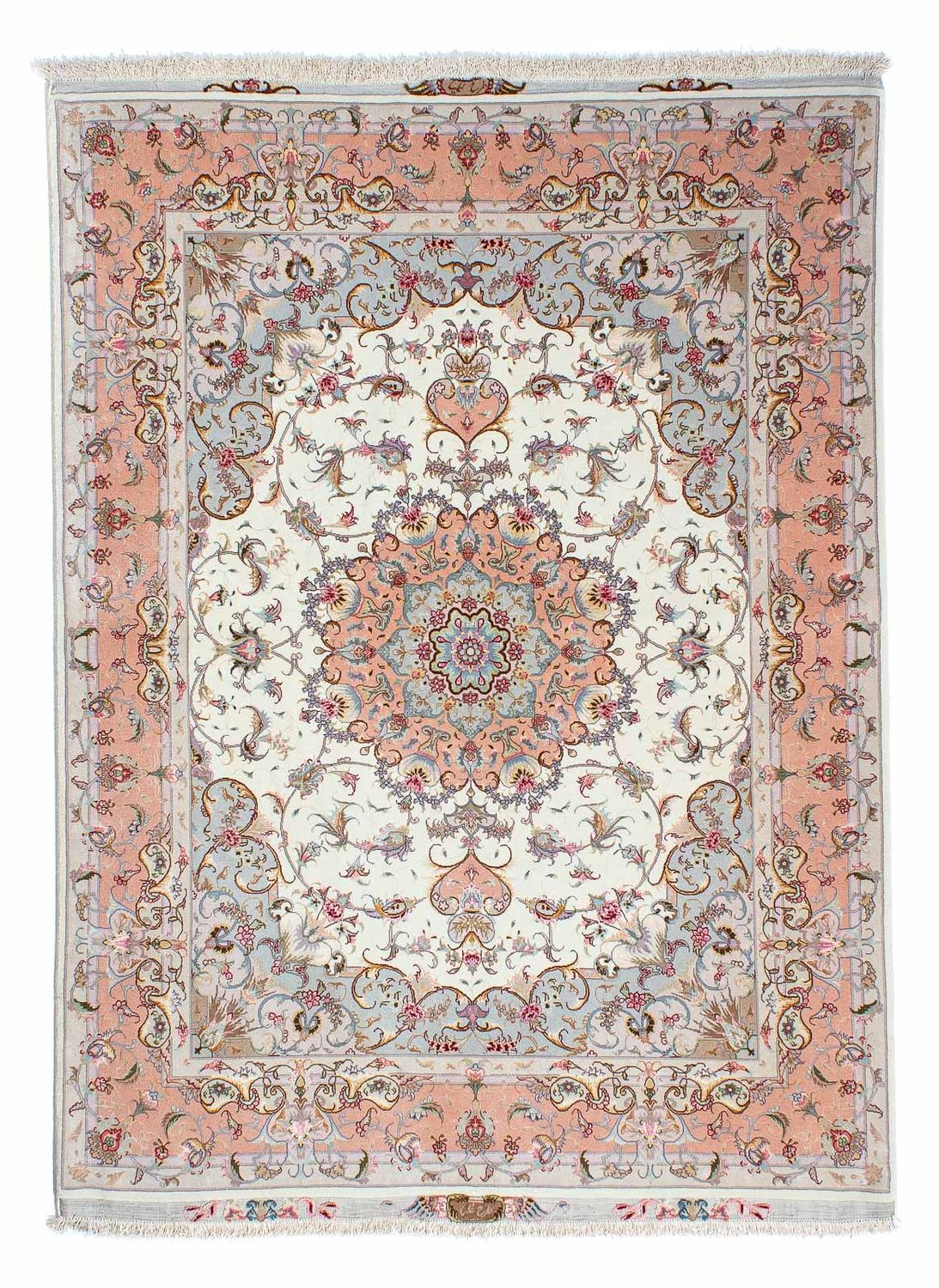 Persisk tæppe - Tabriz - Royal - 203 x 152 cm - beige