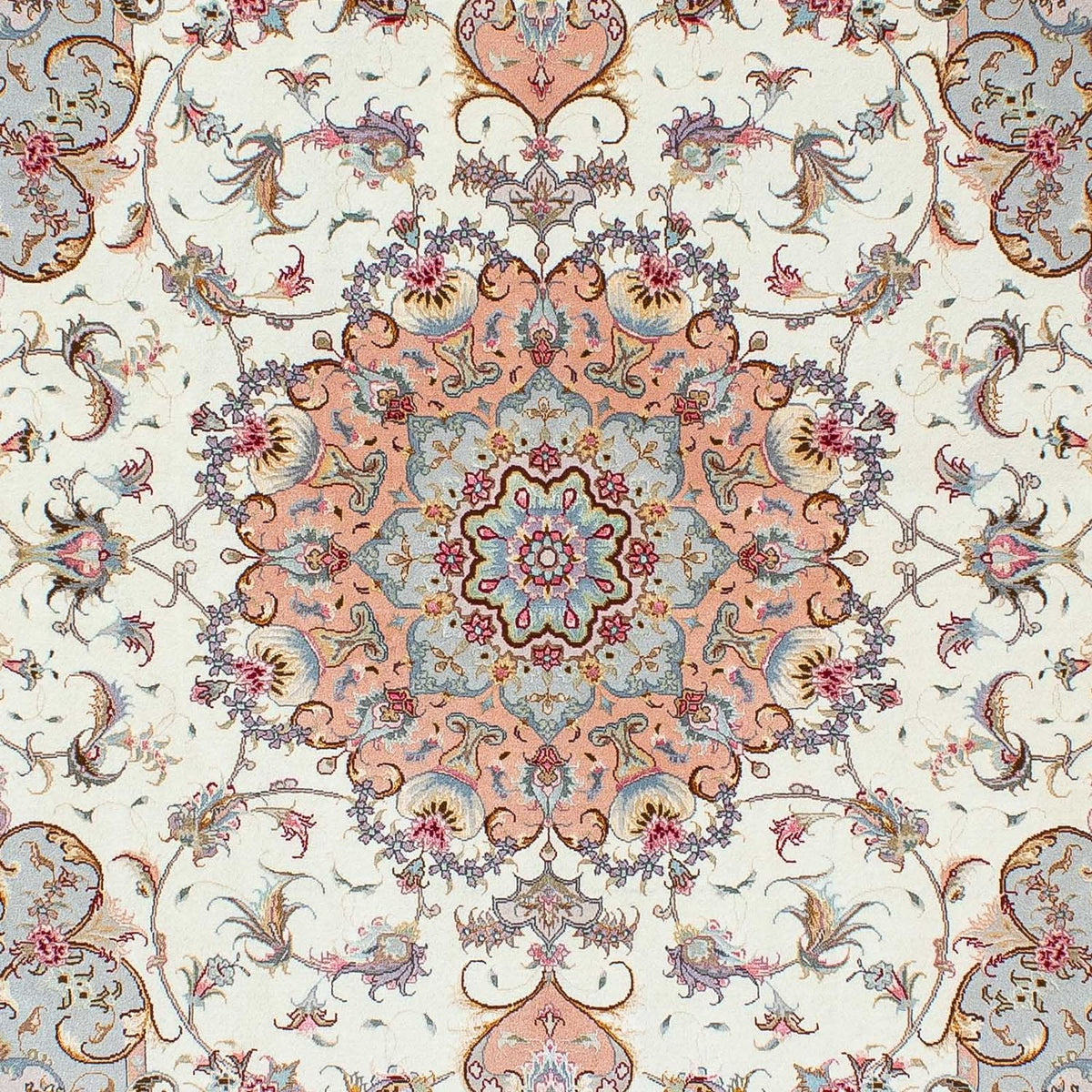 Persisk tæppe - Tabriz - Royal - 203 x 152 cm - beige