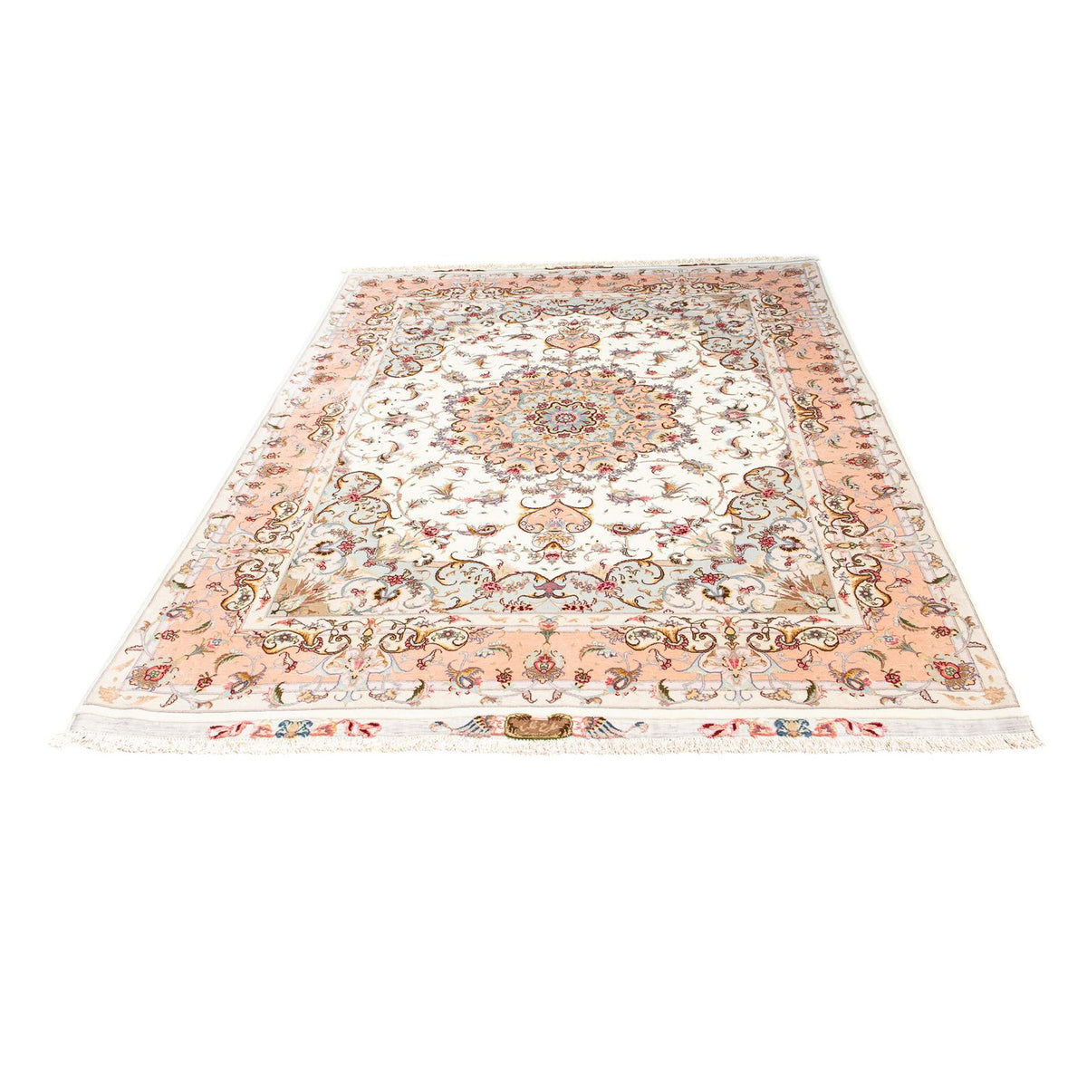 Persisk tæppe - Tabriz - Royal - 203 x 152 cm - beige