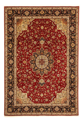 Persisk tæppe - Tabriz - Royal - 350 x 245 cm - mørkerød