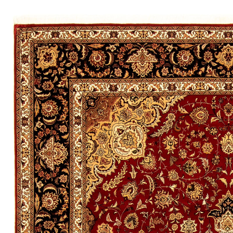Persisk tæppe - Tabriz - Royal - 350 x 245 cm - mørkerød