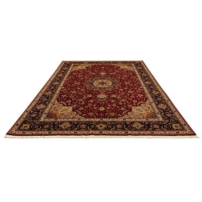 Persisk tæppe - Tabriz - Royal - 350 x 245 cm - mørkerød