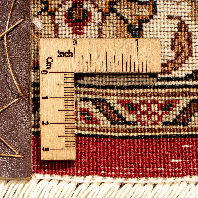 Persisk tæppe - Tabriz - Royal - 350 x 245 cm - mørkerød