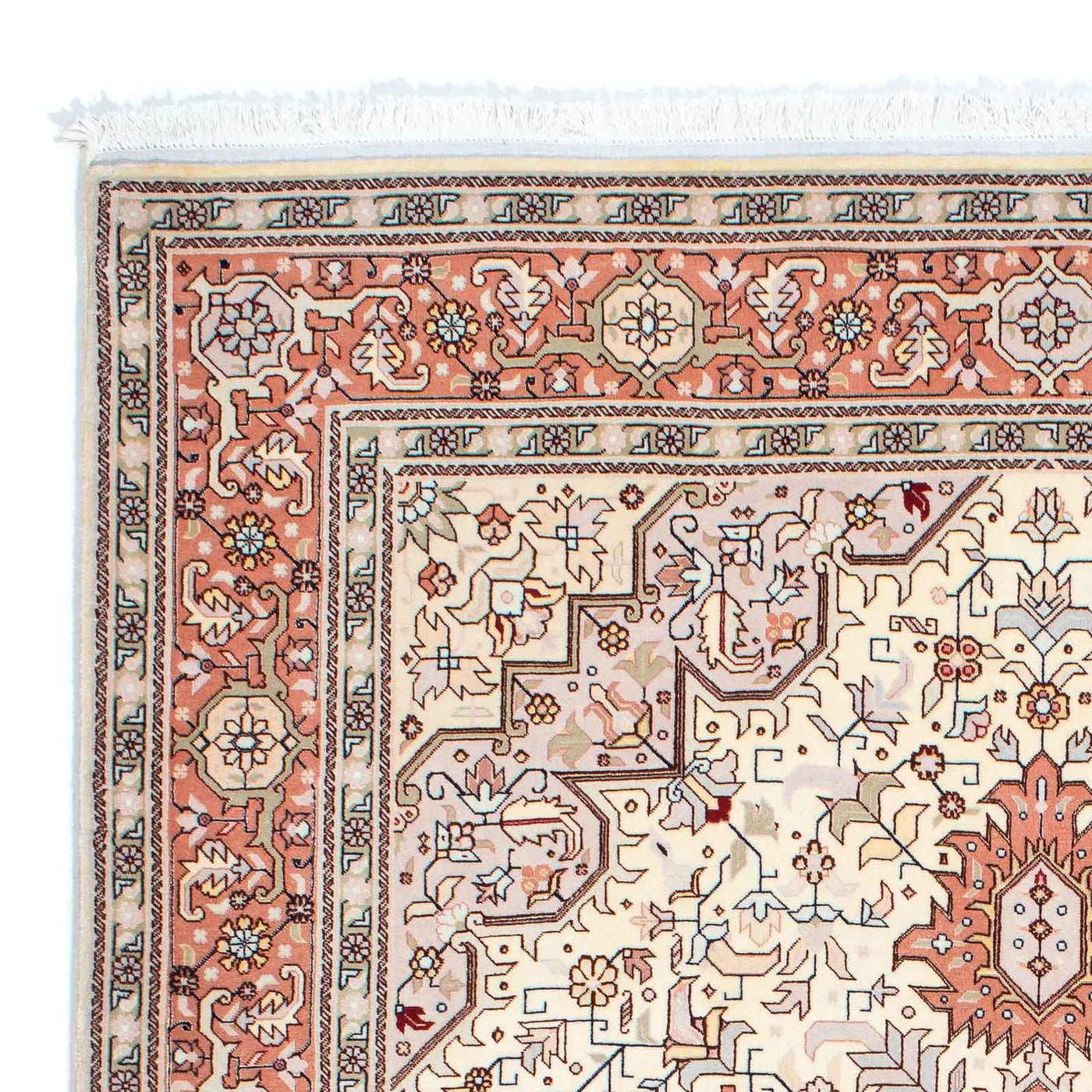 Tabriz - 50 Raj Tæppe 211x151cm - Persisk tæppe