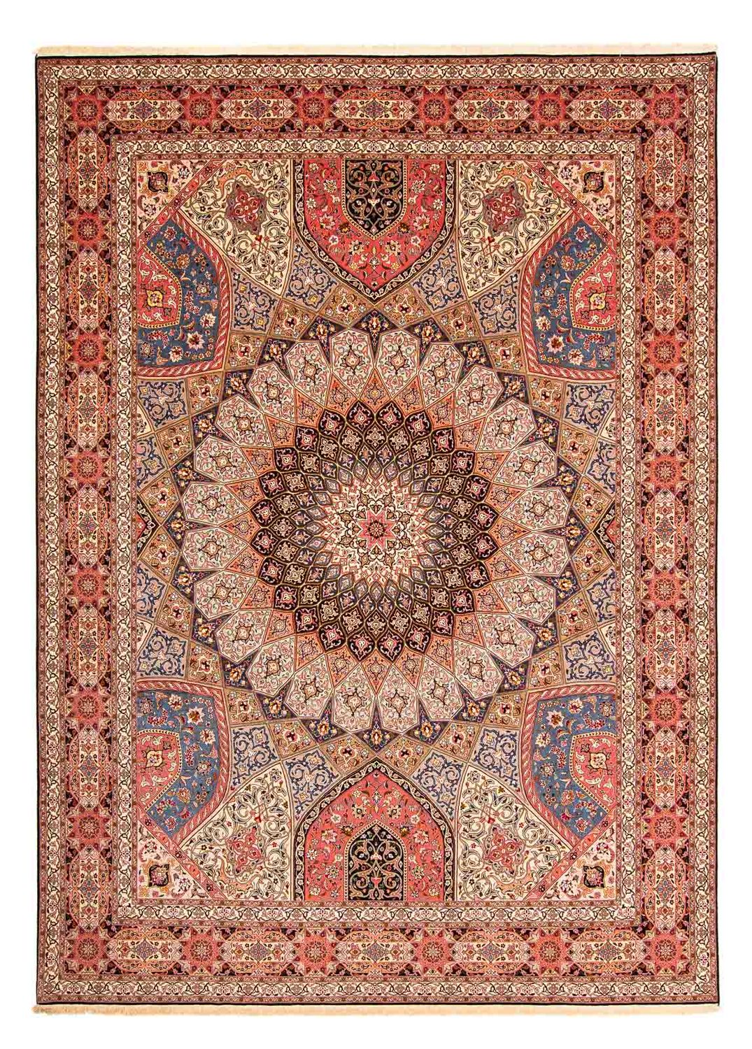 Persisk tæppe - Tabriz - Royal - 408 x 296 cm - flerfarvet
