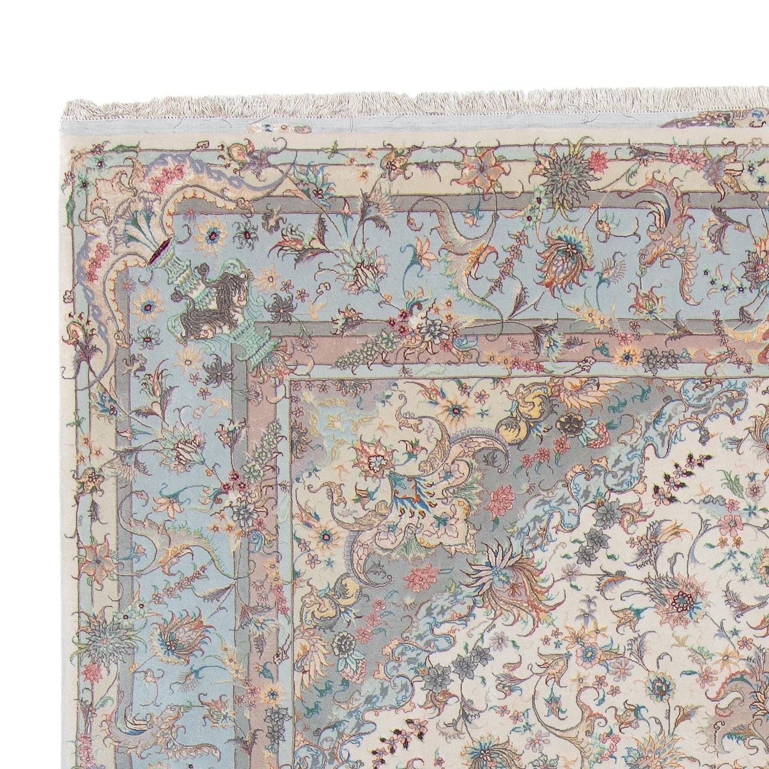 Persisk tæppe - Tabriz - Royal - 350 x 252 cm - beige