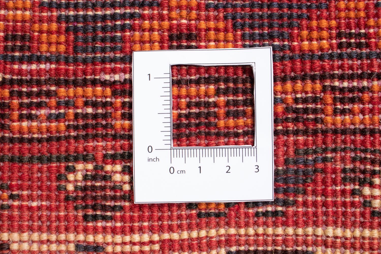 Persisk tæppe - Nomadisk - 297 x 207 cm - mørkerød