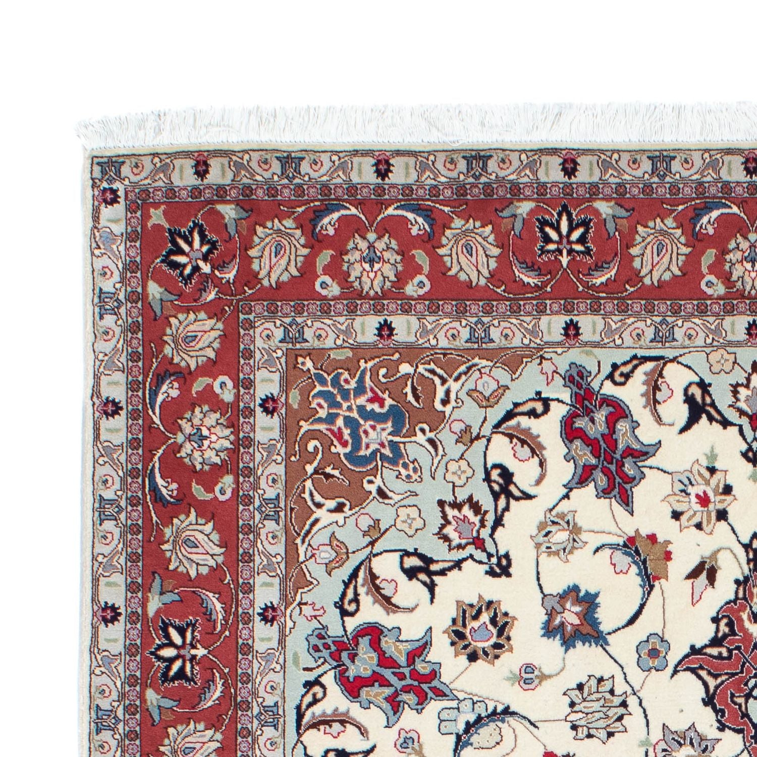 Persisk tæppe - Tabriz - Royal - 203 x 150 cm - beige