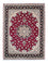 Persisk tæppe - Tabriz - Royal - 204 x 153 cm - mørkerød