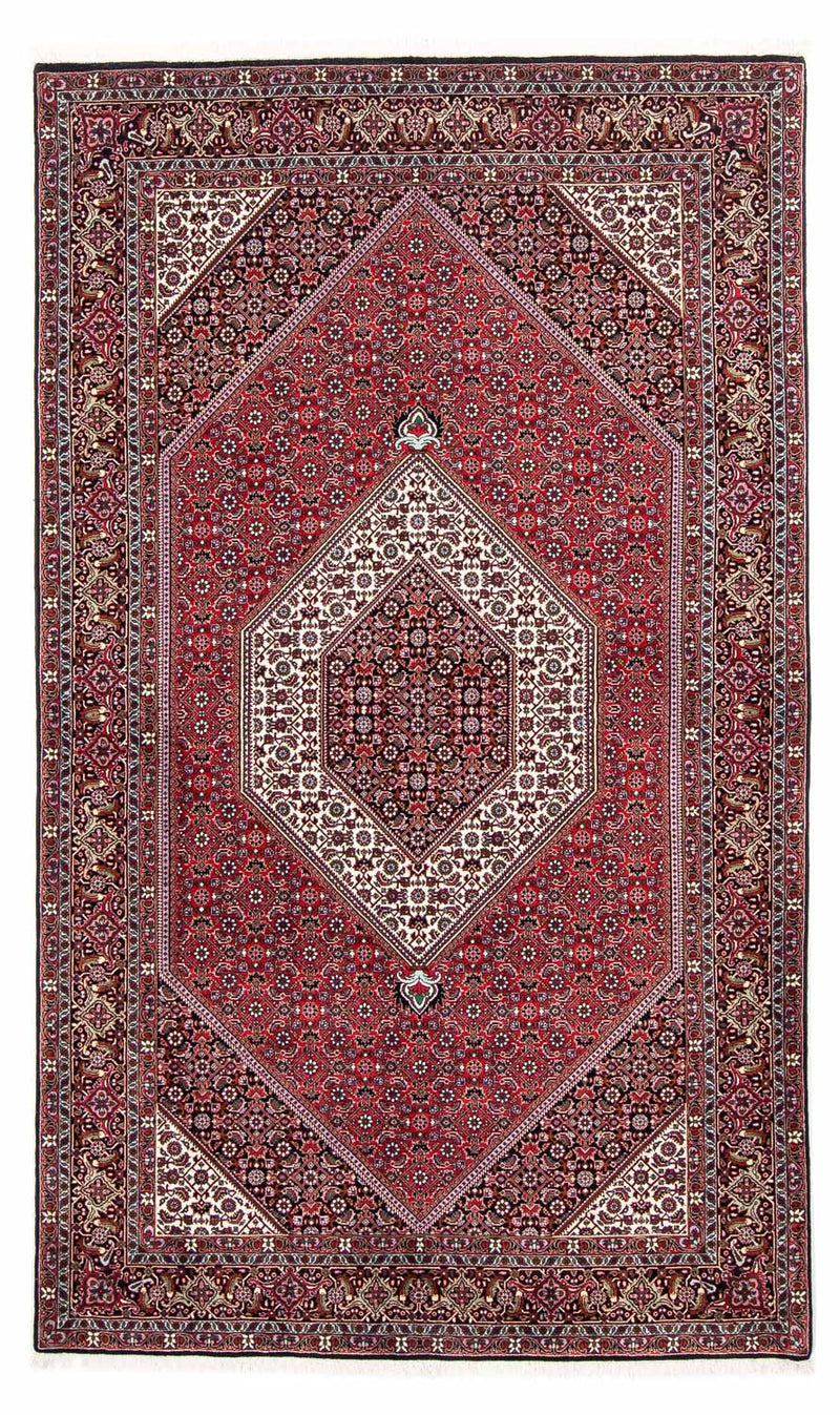 Persisk tæppe - Bijar - 250 x 149 cm - rød
