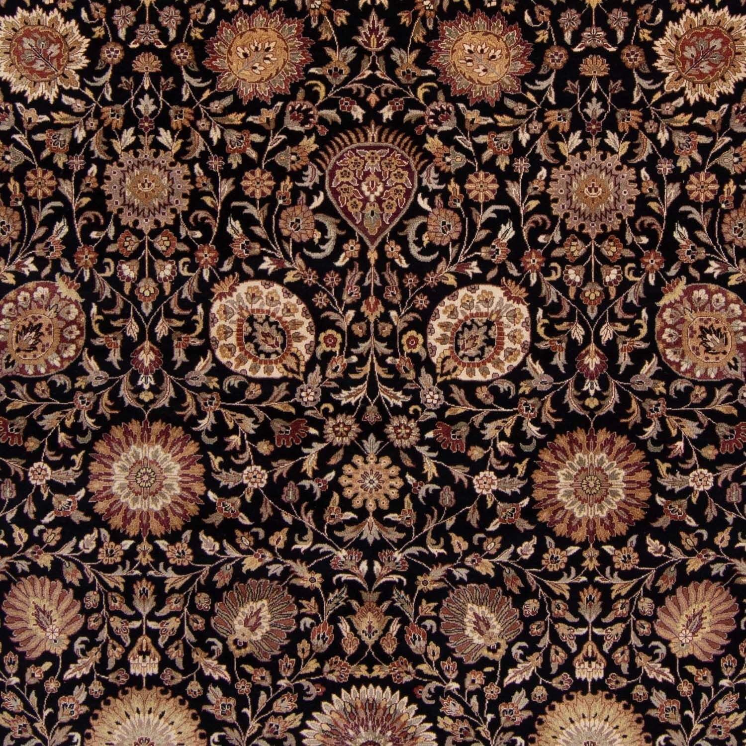 Persisk tæppe - Tabriz - 312 x 244 cm - mørkeblå