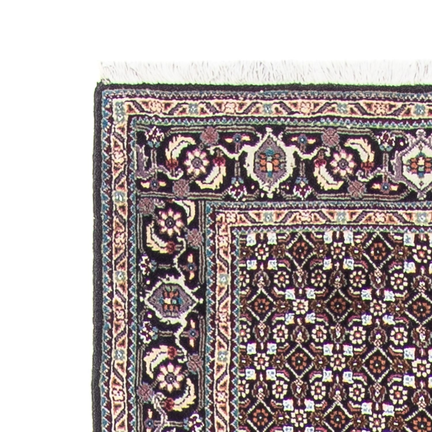 Løber Persisk tæppe - Tabriz - 391 x 76 cm - grå