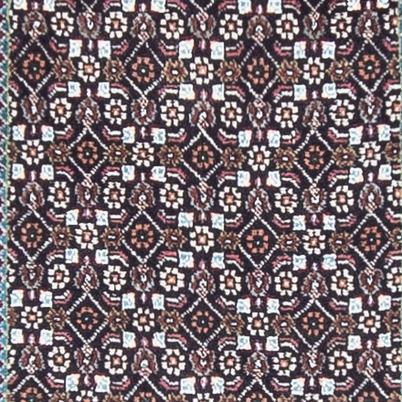 Løber Persisk tæppe - Tabriz - 381 x 66 cm - grå