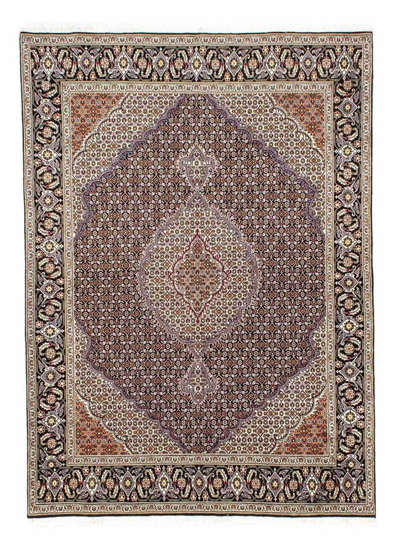 Persisk tæppe - Tabriz - 235 x 176 cm - mørkeblå