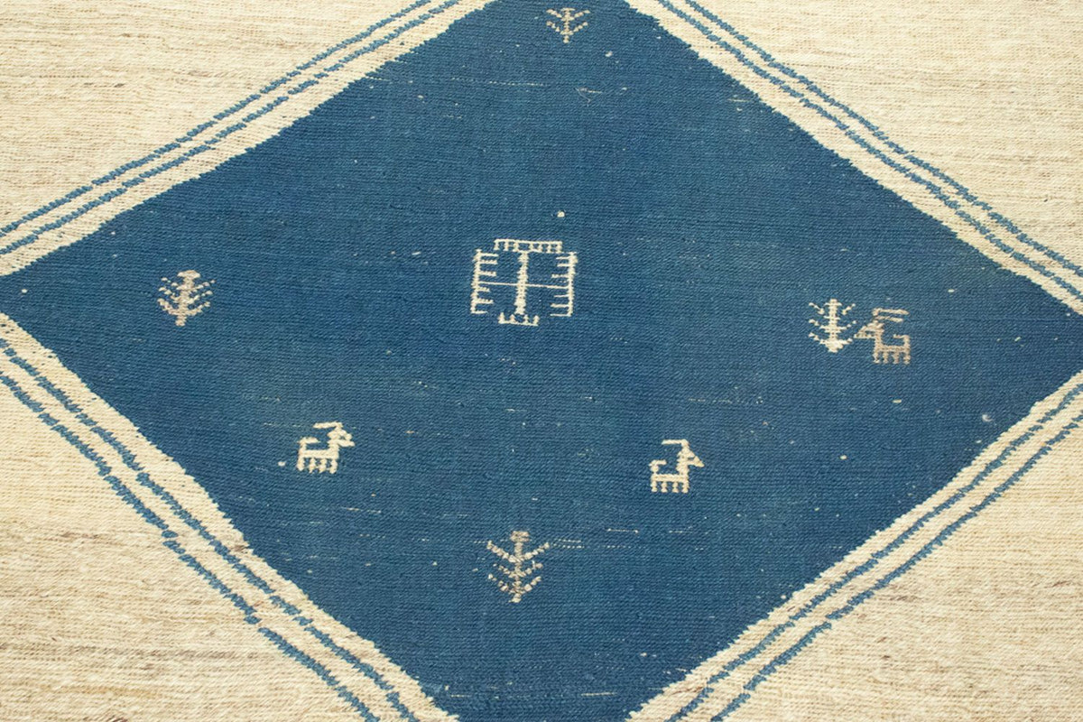 Gabbeh-tæppe - Persisk - 222 x 167 cm - beige