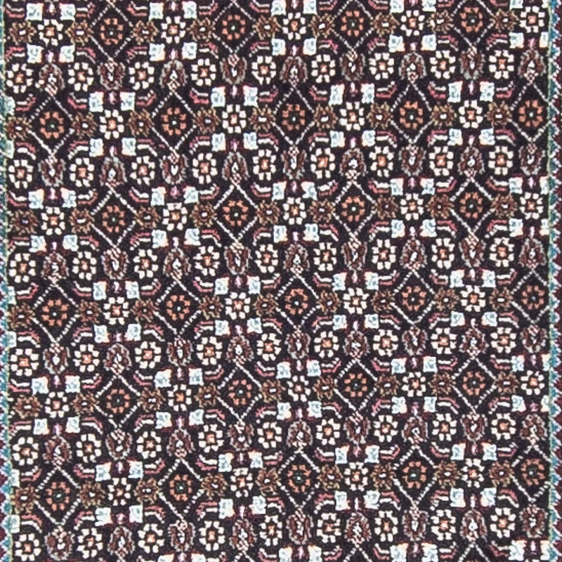 Løber Persisk tæppe - Tabriz - 389 x 74 cm - grå